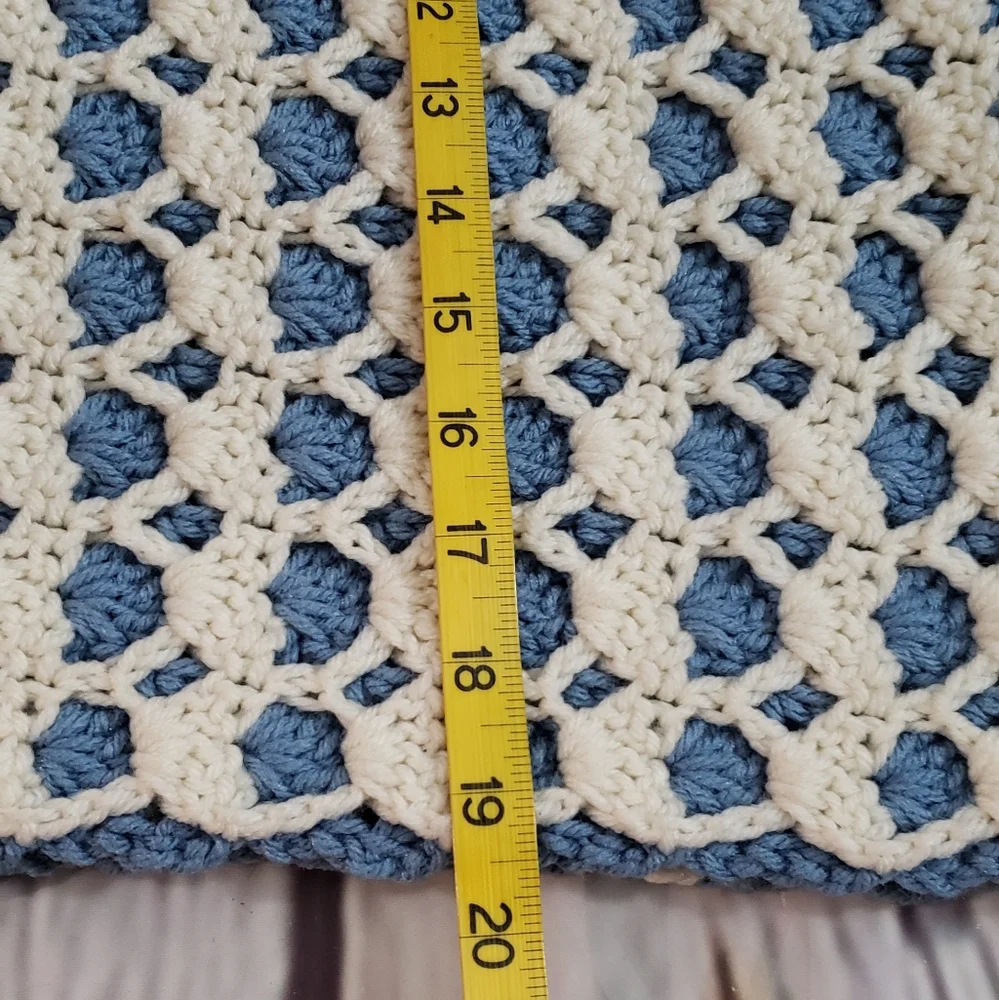 Crocheted Wrap Runner Boho